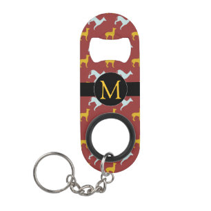 Dog Jahr 2018 Zodiac Birthday Monogram Min B Op Schlüsselanhängerflaschenöffner