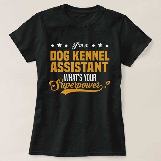 Dog Kennel Assistant T-Shirt (Design vorne)
