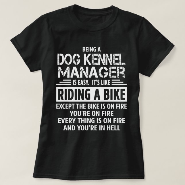 Dog Kennel Manager T-Shirt (Design vorne)