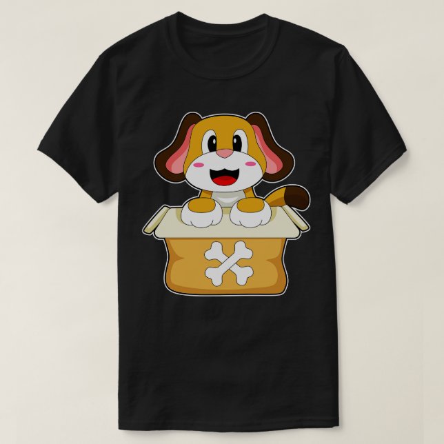 Dog-Knochen-Box T-Shirt (Design vorne)