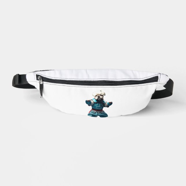 Dog Knows Karate transformiert Bauchtasche (Vorderseite)