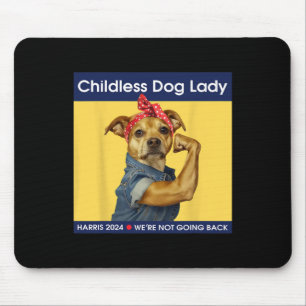 Dog Lady Kamala-harris 2024 Mousepad