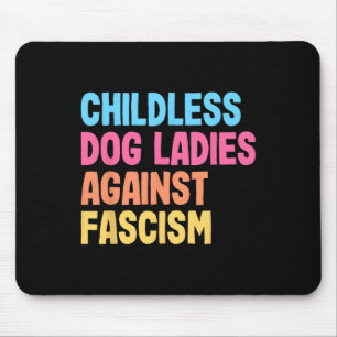 Dog Ladys Against Faschism Kamala Harris Mousepad