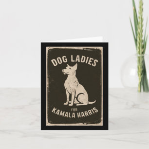 Dog Ladys für Kamala Harris Karte