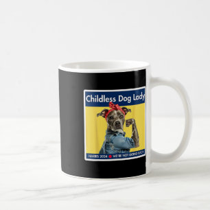 Dog Ladys Kamala Harris 2024 Präsident Kaffeetasse