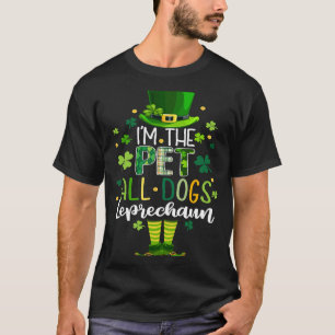 Dog Leprechaun Kostüm St Patricks Day Irish Kids T-Shirt