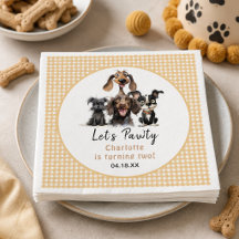 Dog Let's Pawty Birthday