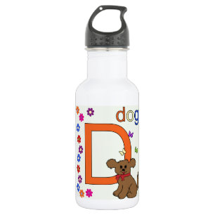 Dog Letter D Trinkflasche