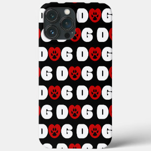 Dog Liebe Heart Case-Mate iPhone Case