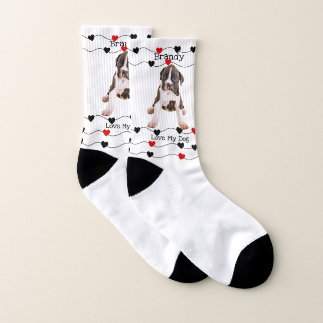 Dog Liebhaber Geschenke - Fun Boxer Dog Socken (Paar)