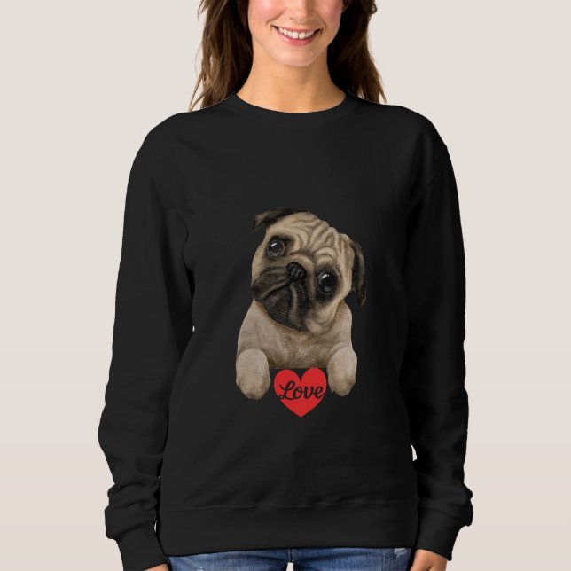 dog love sweatshirt (Vorderseite)