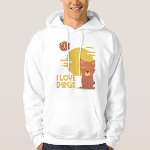 Dog Lover Art Niedlich Design Hoodie