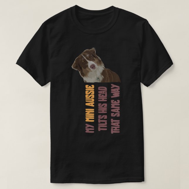 Dog Lover Australian Shepherd T-Shirt (Design vorne)