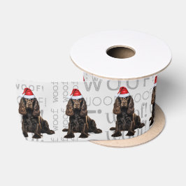 Dog Lover Brown Cocker Spaniel Dog Weihnachten Satinband