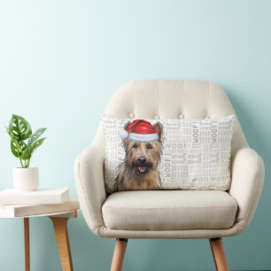 Dog Lover Christmas Berger Picard Holiday Lendenkissen