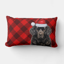 Dog Lover Christmas Neufundland Urlaub Kariert Lendenkissen