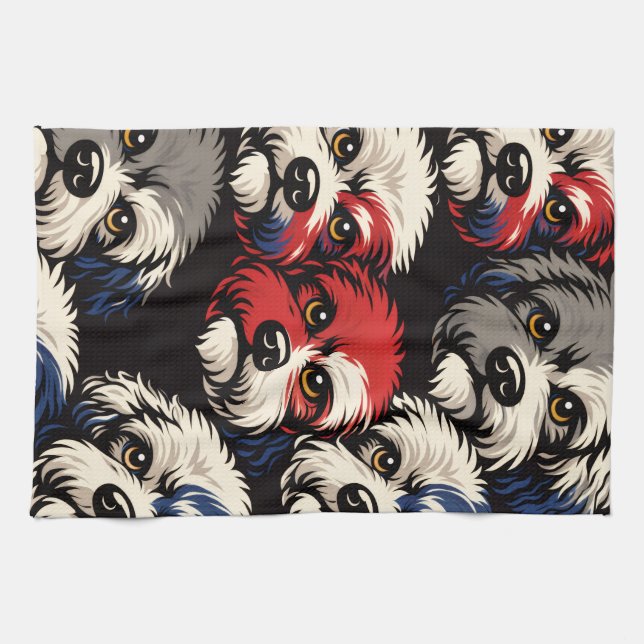 Dog Lover Cockapoo Gift Geschirrtuch (Horizontal)