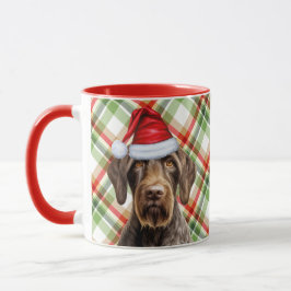 Dog Lover Drahthaarterrier Pointer Holiday Red Kar Tasse