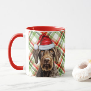 Dog Lover Drahthaarterrier Pointer Holiday Red Kar Tasse