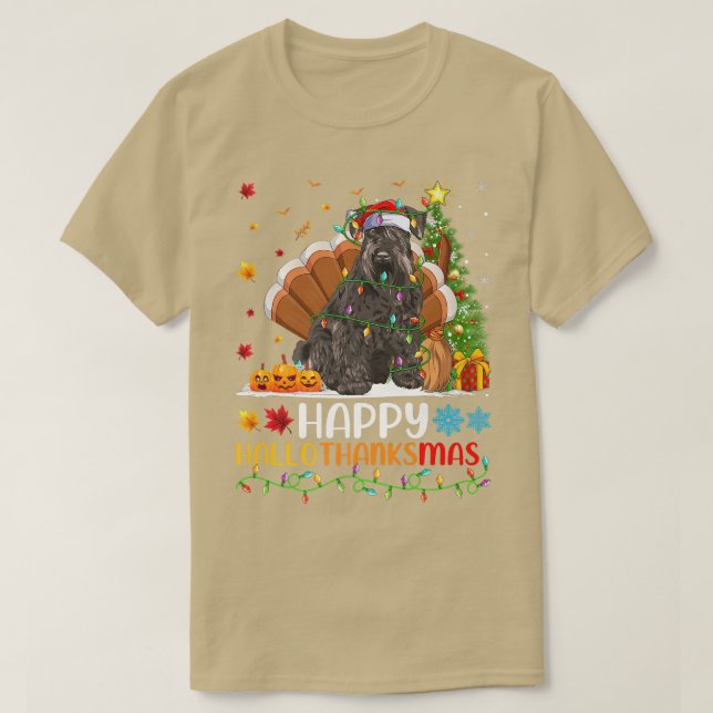 Dog Lover Funny Happy Miniatur Schnauzer Dog Hell T-Shirt (Design vorne)