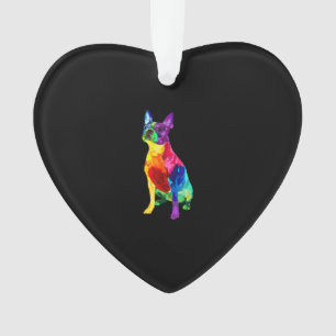 Dog Lover gibt Boston Terrier Dog Colorful Boston Ornament