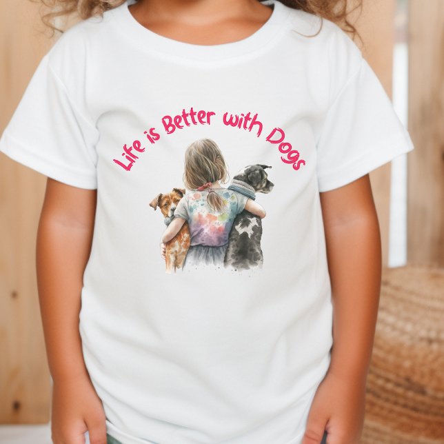 Dog Lover Girl's T-Shirt (Von Creator hochgeladen)