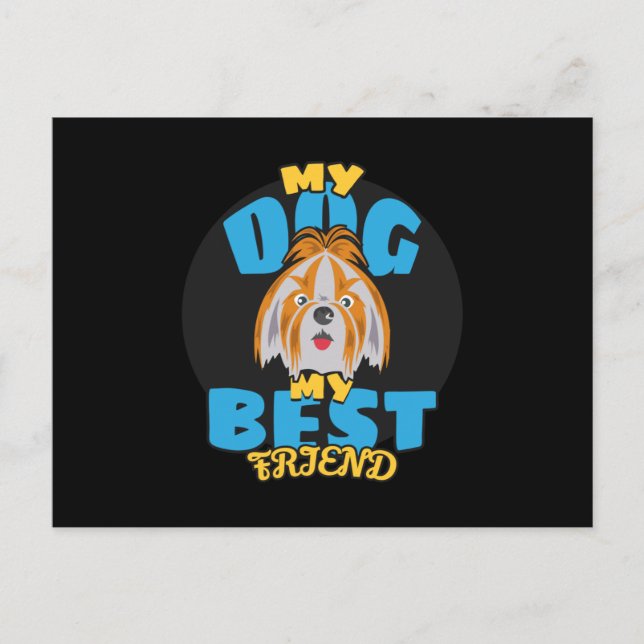 Dog Lover Hogs Süße Tier Cool Funny Gift Idee Postkarte (Vorderseite)