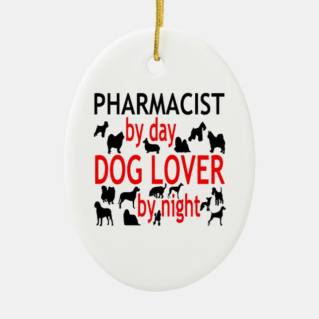 Dog Lover Keramikornament (Vorne)