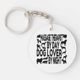 Dog Lover Massage Therapeut Schlüsselanhänger