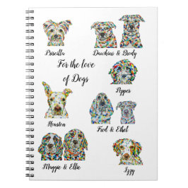 Dog Lover Notebook 6,50" x 8,75" Notizblock