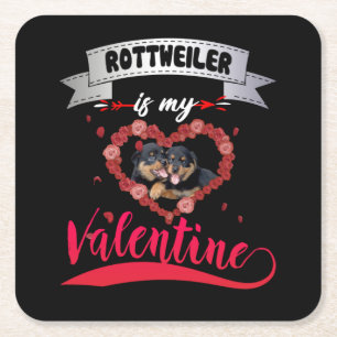 Dog Lover Rottweiler   Is Rechteckiger Pappuntersetzer