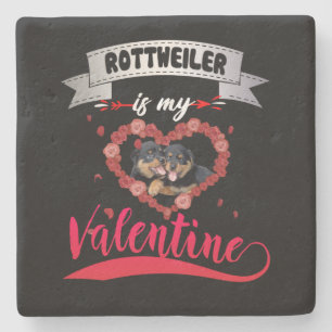 Dog Lover Rottweiler   Is Steinuntersetzer