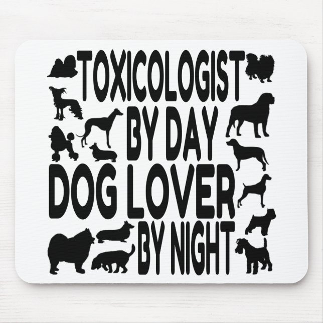 Dog Lover Toxicologin Mousepad (Vorne)