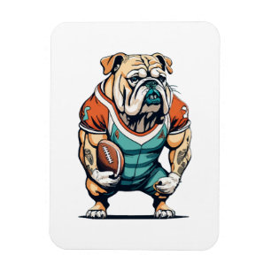 Dog Lovers Basketball Player Magnet