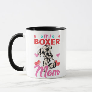 DOG LOVERS BOXER MAMA GIFT TASSE