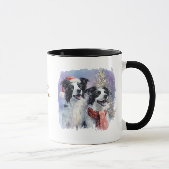 Dog Lovers Christmas Coffee Mug (Droite)