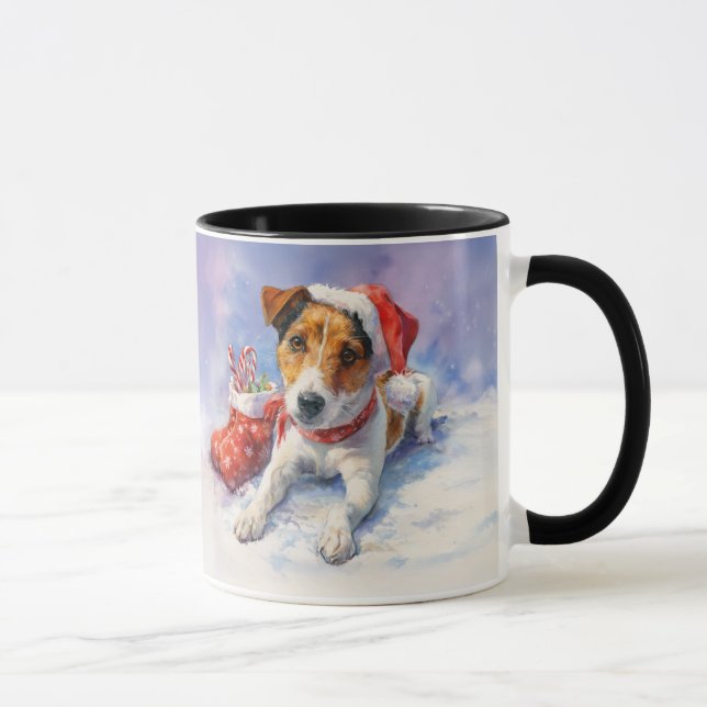 Dog Lovers Christmas Coffee Mug (Droite)