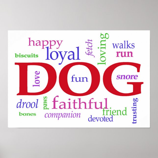 Dog Lover's Poster (Vorne)