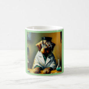 Dog Mad Scientist Kaffeetasse