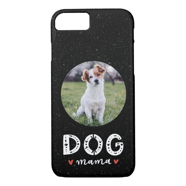 Dog Mama Custom Pet Foto Case-Mate iPhone Case (Rückseite)