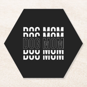 DOG MAMA - Funny Mama T - Shirt Untersetzer