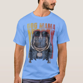 DOG MAMA Vintage Freunde T-Shirt
