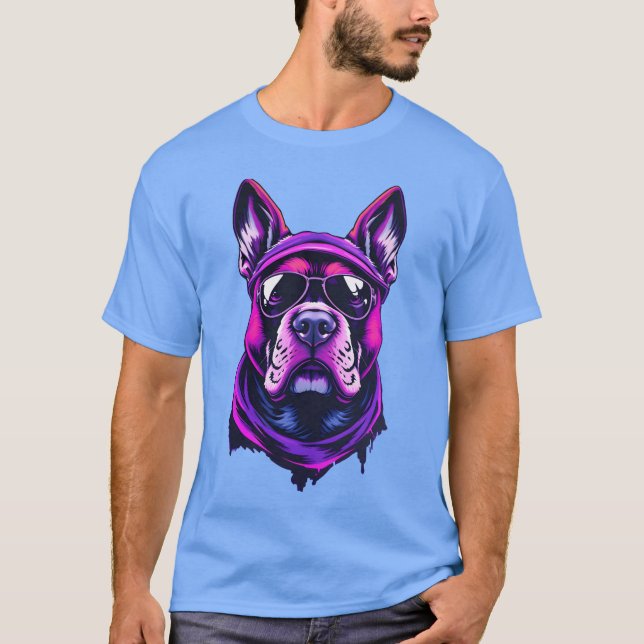 Dog Mans Bester Freund lustig T-Shirt (Vorderseite)
