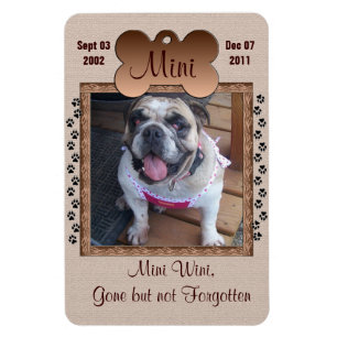 Dog Memorial Magnet