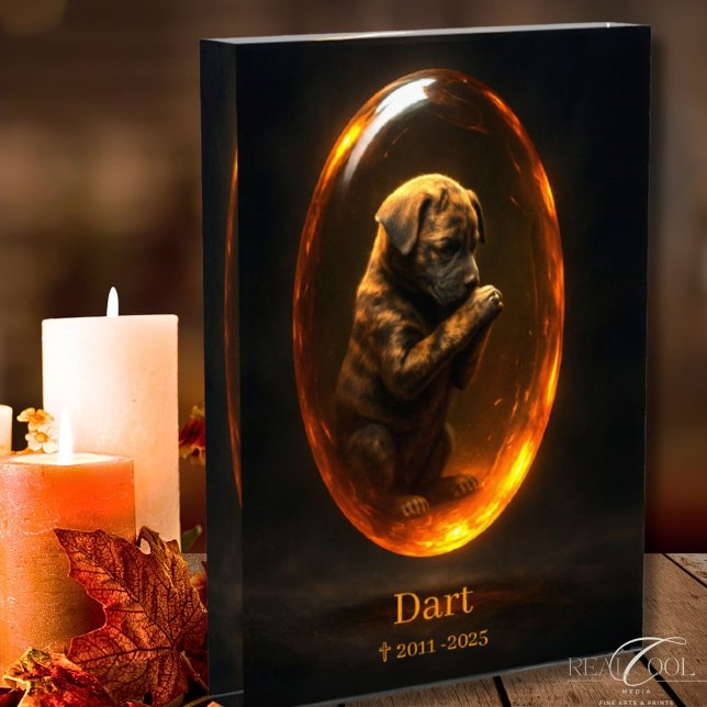 Dog Memorial Photo Block - Tennessee Brindle (Von Creator hochgeladen)