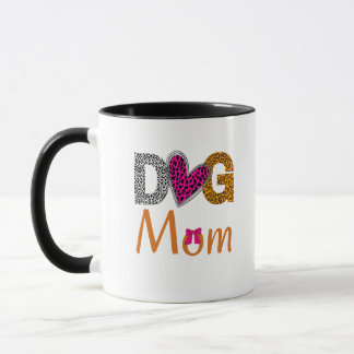 Dog Mom Leopard Print/Trending Dog  Lover Gift Tasse