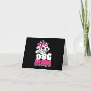 Dog Mom Maltese - Mothers Day Karte