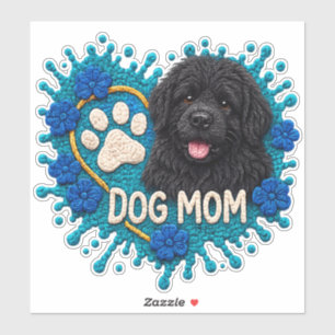 Dog Mom (Newfie) Stricken  Aufkleber