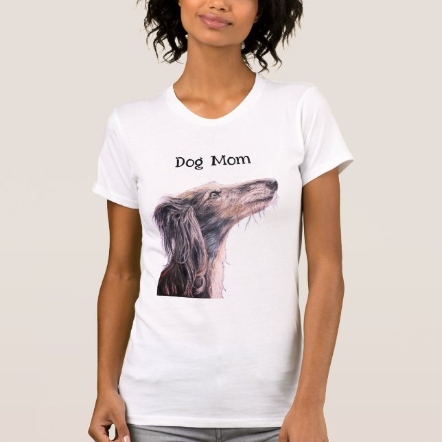 Dog Mom T Shirt (Vorderseite)
