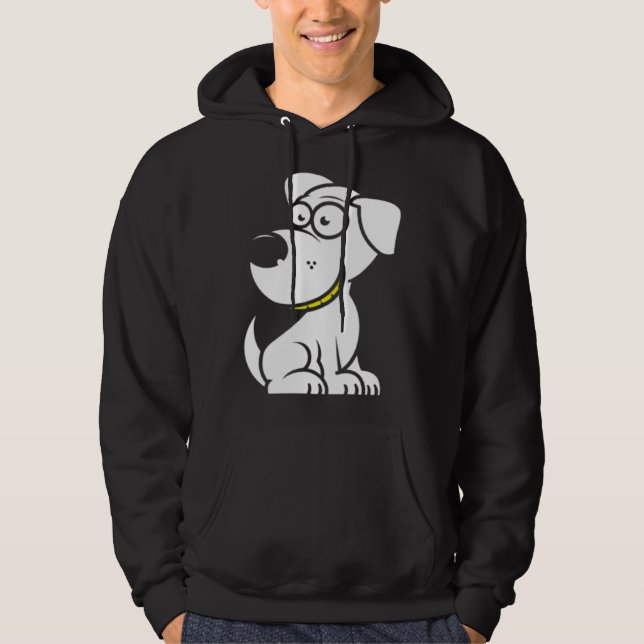 Dog Motif  1 Hoodie (Vorderseite)